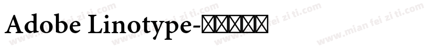Adobe Linotype字体转换